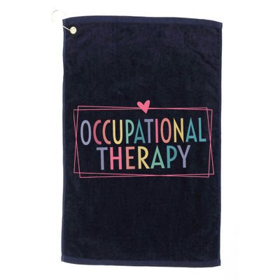 Occupational Therapy -OT Therapist OT Month design idea Golf Towel