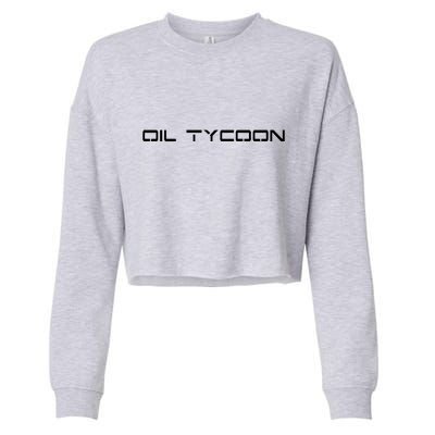 Oil Tycoon Cropped Pullover Crew