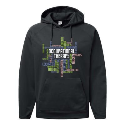 Occupational Therapy Occupational Therapist Healthcare Performance Fleece Hoodie