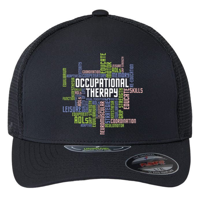 Occupational Therapy Occupational Therapist Healthcare Flexfit Unipanel Trucker Cap