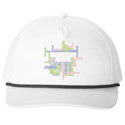 Occupational Therapy Occupational Therapist Healthcare Snapback Five-Panel Rope Hat