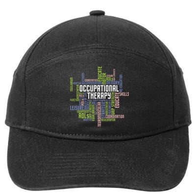 Occupational Therapy Occupational Therapist Healthcare 7-Panel Snapback Hat