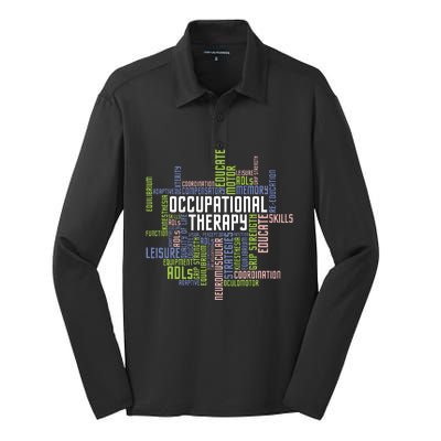 Occupational Therapy Occupational Therapist Healthcare Silk Touch Performance Long Sleeve Polo