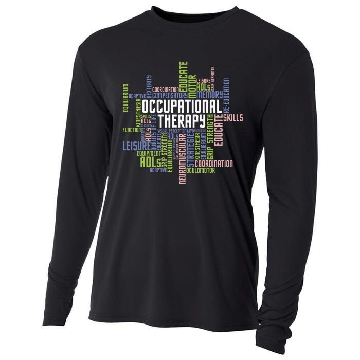 Occupational Therapy Occupational Therapist Healthcare Cooling Performance Long Sleeve Crew