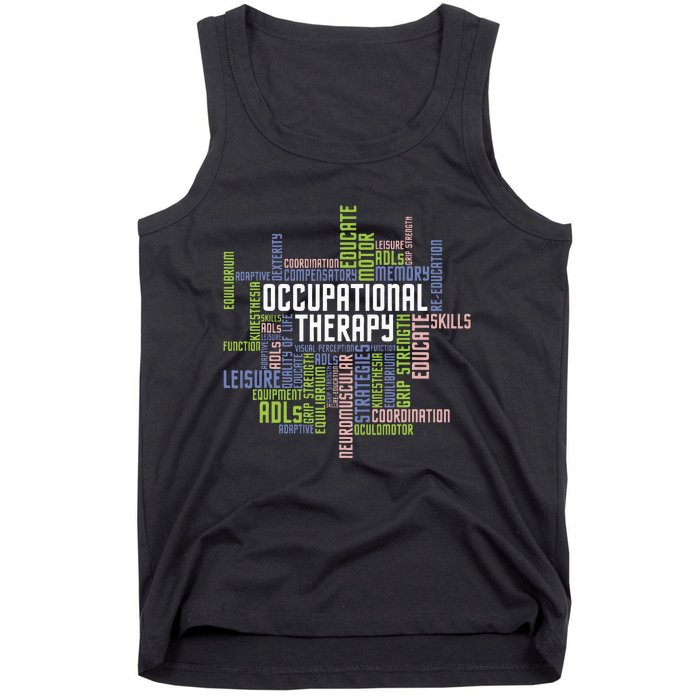 Occupational Therapy Occupational Therapist Healthcare Tank Top