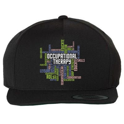 Occupational Therapy Occupational Therapist Healthcare Wool Snapback Cap