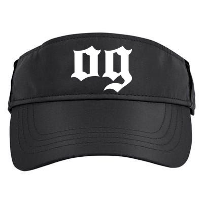 OG The Original Gangster Cool Old School Hip Hop Badass Adult Drive Performance Visor