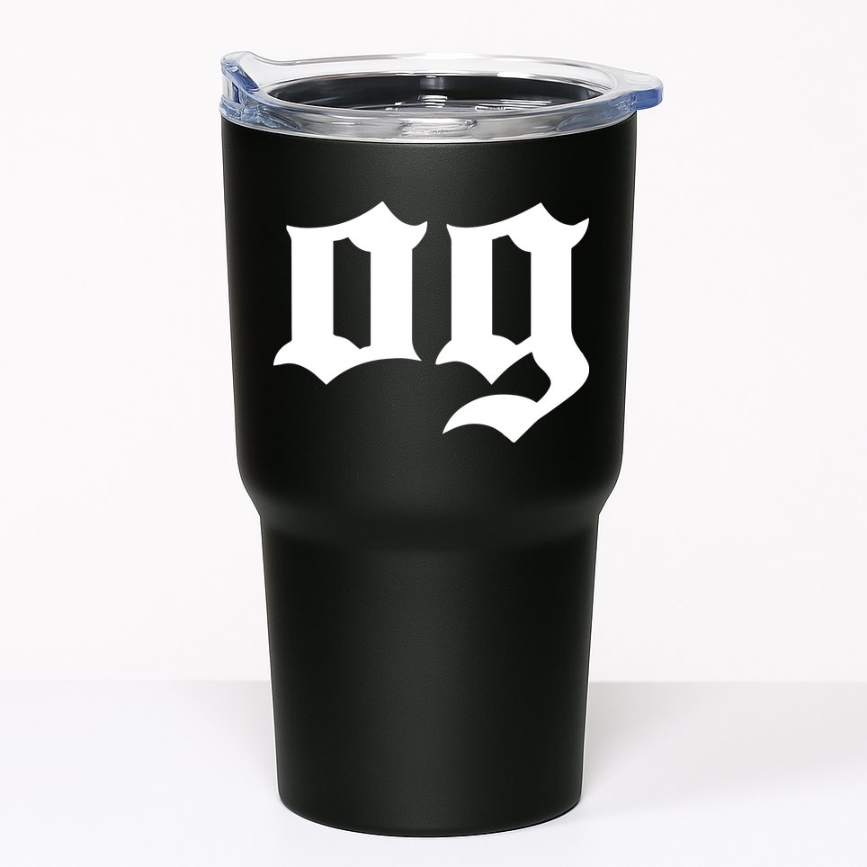 OG The Original Gangster Cool Old School Hip Hop Badass Tumbler