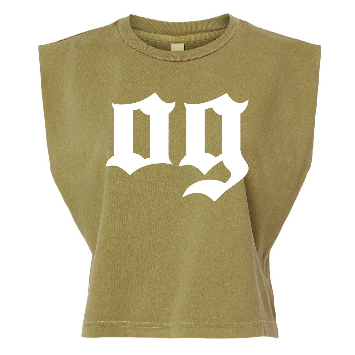 OG The Original Gangster Cool Old School Hip Hop Badass Garment-Dyed Women's Muscle Tee