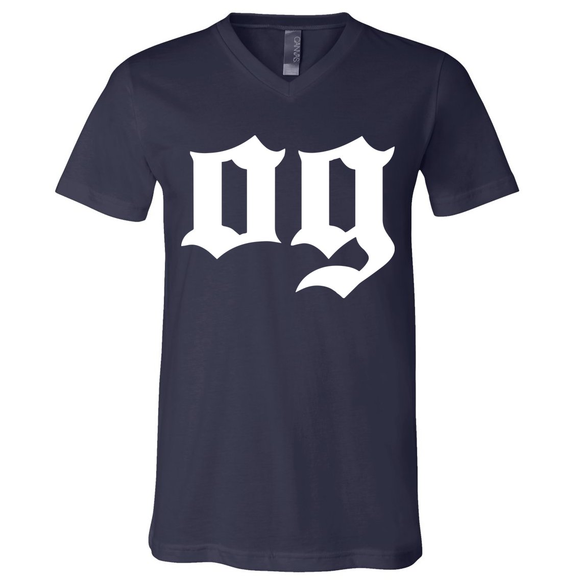 OG The Original Gangster Cool Old School Hip Hop Badass V-Neck T-Shirt