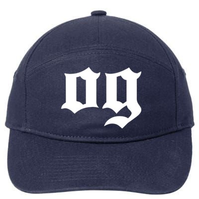OG The Original Gangster Cool Old School Hip Hop Badass 7-Panel Snapback Hat