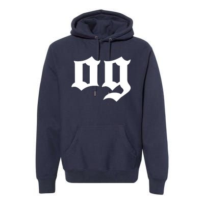 OG The Original Gangster Cool Old School Hip Hop Badass Premium Hoodie