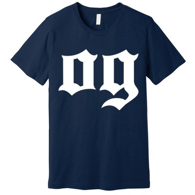 OG The Original Gangster Cool Old School Hip Hop Badass Premium T-Shirt