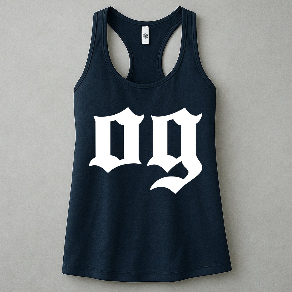 OG The Original Gangster Cool Old School Hip Hop Badass Womens Tank Top