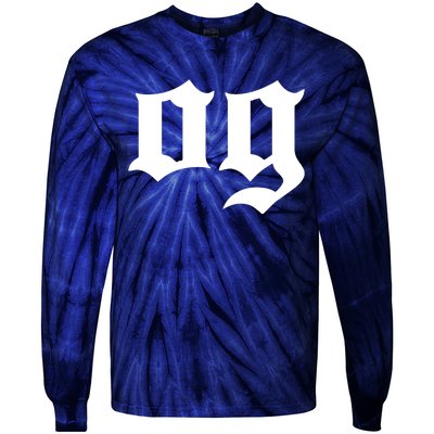 OG The Original Gangster Cool Old School Hip Hop Badass Tie-Dye Long Sleeve Shirt