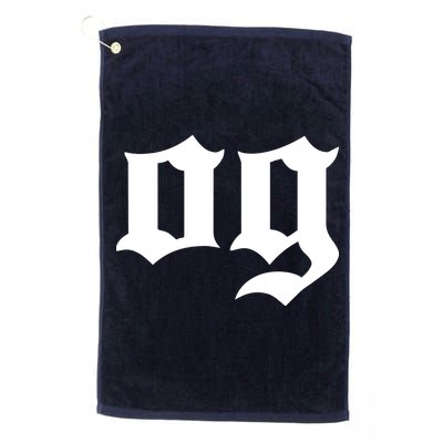OG The Original Gangster Cool Old School Hip Hop Badass Golf Towel