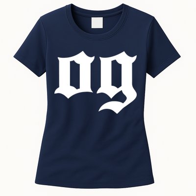 OG The Original Gangster Cool Old School Hip Hop Badass Womens T-Shirt