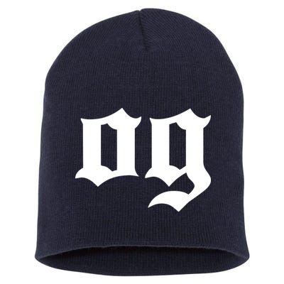 OG The Original Gangster Cool Old School Hip Hop Badass Short Acrylic Beanie