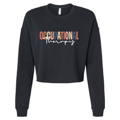 Occupational Therapy Ot Therapist Cropped Pullover Crew
