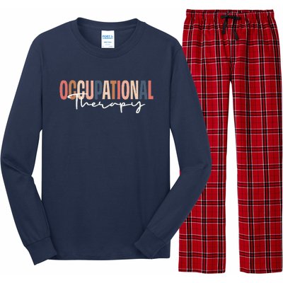 Occupational Therapy Ot Therapist Long Sleeve Pajama Set