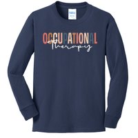 Occupational Therapy Ot Therapist Kids Long Sleeve Shirt