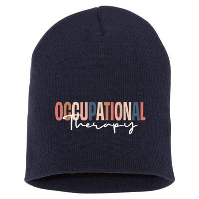 Occupational Therapy Ot Therapist Short Acrylic Beanie