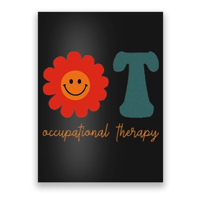 Occupational Therapy Ot Therapist Ot Month Groovy Retro Poster