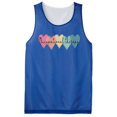 Occupational Therapy Ot Therapist Month Anniversary Great Gift Mesh Reversible Basketball Jersey Tank