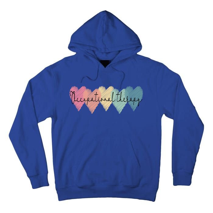 Occupational Therapy Ot Therapist Month Anniversary Great Gift Tall Hoodie