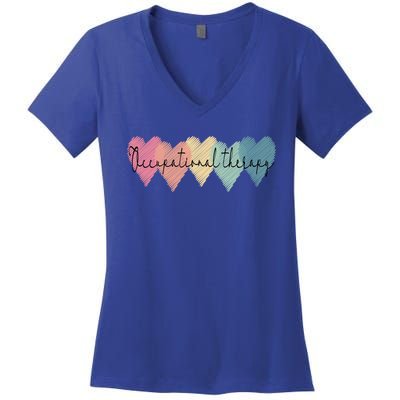 Occupational Therapy Ot Therapist Month Anniversary Great Gift Women's V-Neck T-Shirt