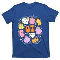 Occupational Therapy Ot Ota Cute Ghost Hippie Halloween T-Shirt