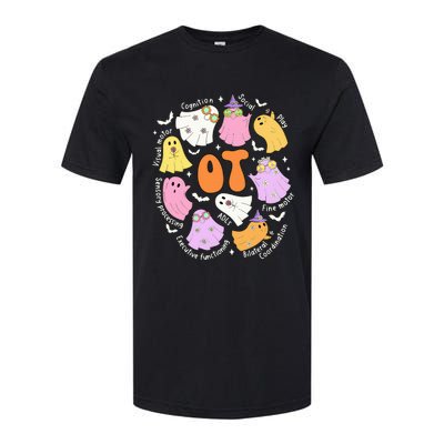 Occupational Therapy Ot Ota Cute Ghost Hippie Halloween Softstyle CVC T-Shirt