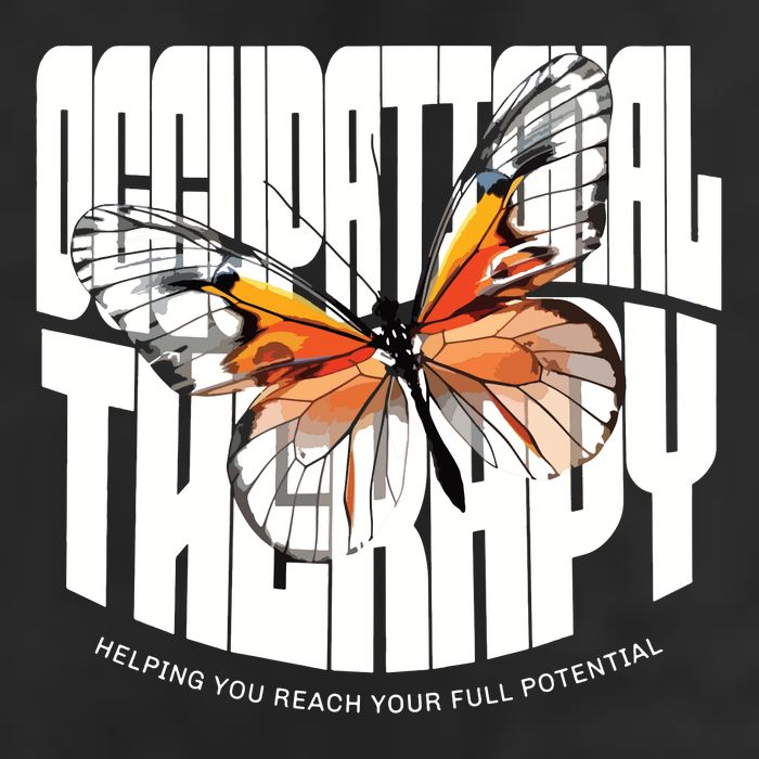 Occupational Therapy 7 Panel Mesh Trucker Snapback Hat