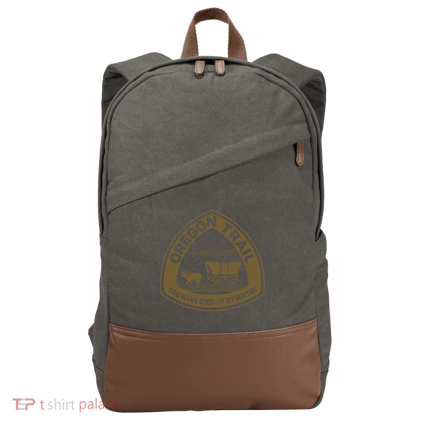 Oregon Trail Cotton Canvas Backpack
