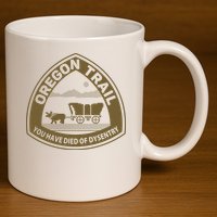 Oregon Trail 11oz C Handle Ceramic Mug