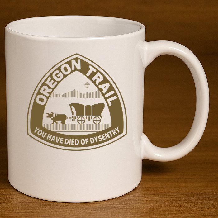 Oregon Trail 11oz C Handle Ceramic Mug