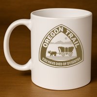 Oregon Trail 11oz C Handle Ceramic Mug