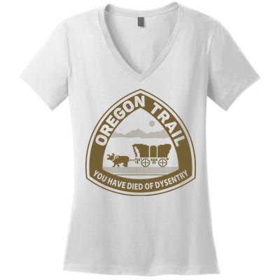 Oregon Trail Women's V-Neck T-Shirt