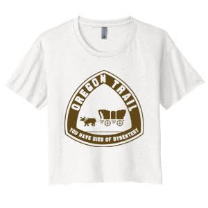 Oregon Trail Women's Crop Top Tee