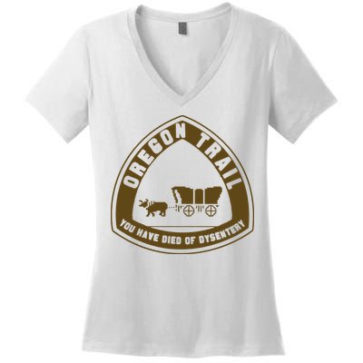 Oregon Trail Women's V-Neck T-Shirt