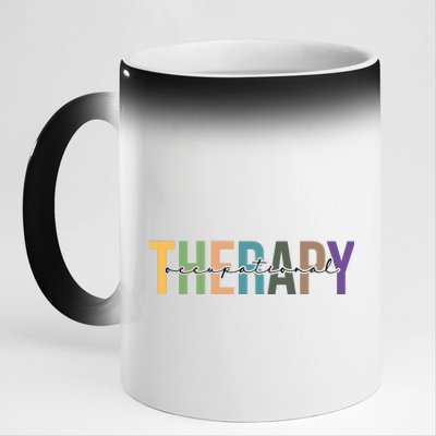 Occupational Therapy 11oz Black Color Changing Mug