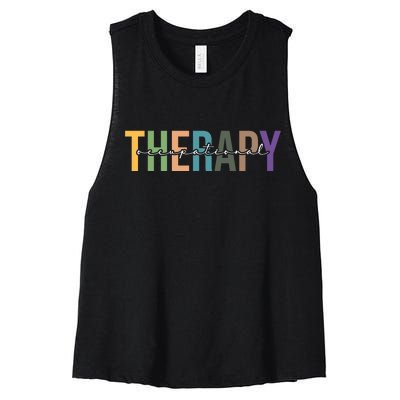 Occupational Therapy Women's Racerback Cropped Tank