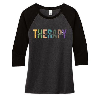 Occupational Therapy Women's Tri-Blend 3/4-Sleeve Raglan Shirt