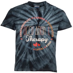 Occupational Therapy OT Therapist OT Month Groovy Kids Tie-Dye T-Shirt