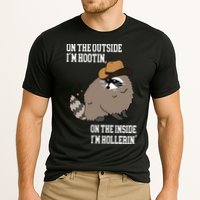 ON THE OUTSIDE IM HOOTIN ON THE INSIDE IM HOLLERIN Cooling Performance Crew T-Shirt