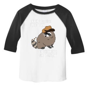 ON THE OUTSIDE IM HOOTIN ON THE INSIDE IM HOLLERIN Toddler Fine Jersey T-Shirt