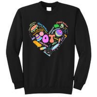 Occupational Therapy OT Therapist Heart Inspire OT Month Sweatshirt