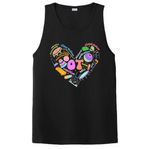 Occupational Therapy OT Therapist Heart Inspire OT Month PosiCharge Competitor Tank