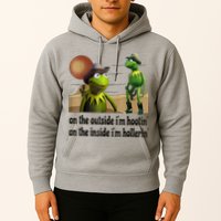 On The Outside I'm Hootin On The Inside I'm Hollerin Hoodie