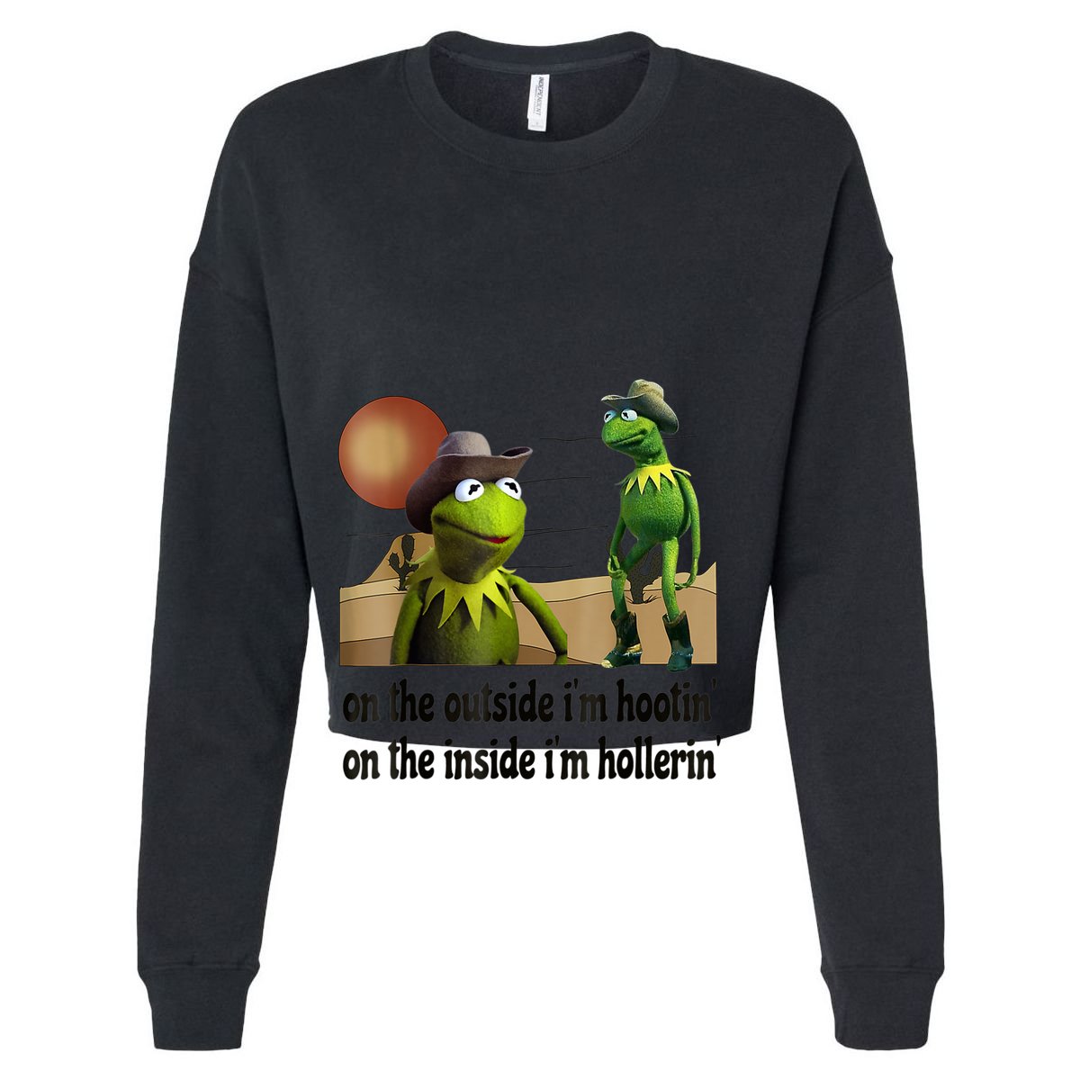 On The Outside I'm Hootin On The Inside I'm Hollerin Hoodie